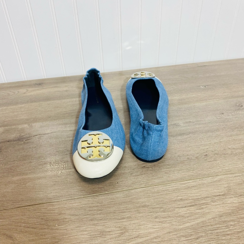 Brand new Tory Burch CAP-TOE BALLET flats size 10 no box - Picture 9 of 11